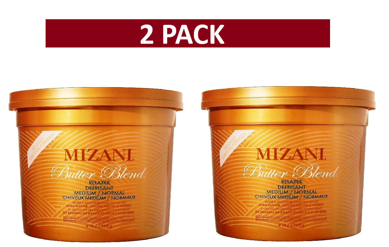 2 Mizani Butter Blend Relaxer – Medium / Normal 4 Lbs x 2 PACK