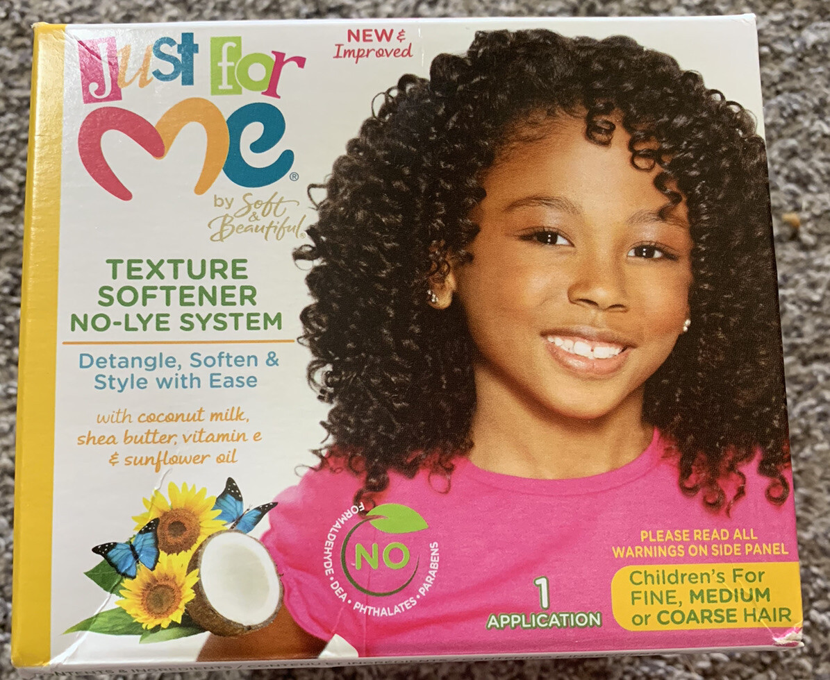 Just For Me Children’s Texture Softener No-Lye System for FINE MEDIUM COARSE