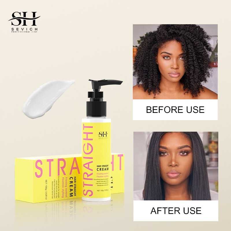 Easy Using Smooth Hair Straightening Cream Nourishing Straight Hair Cream Treatm