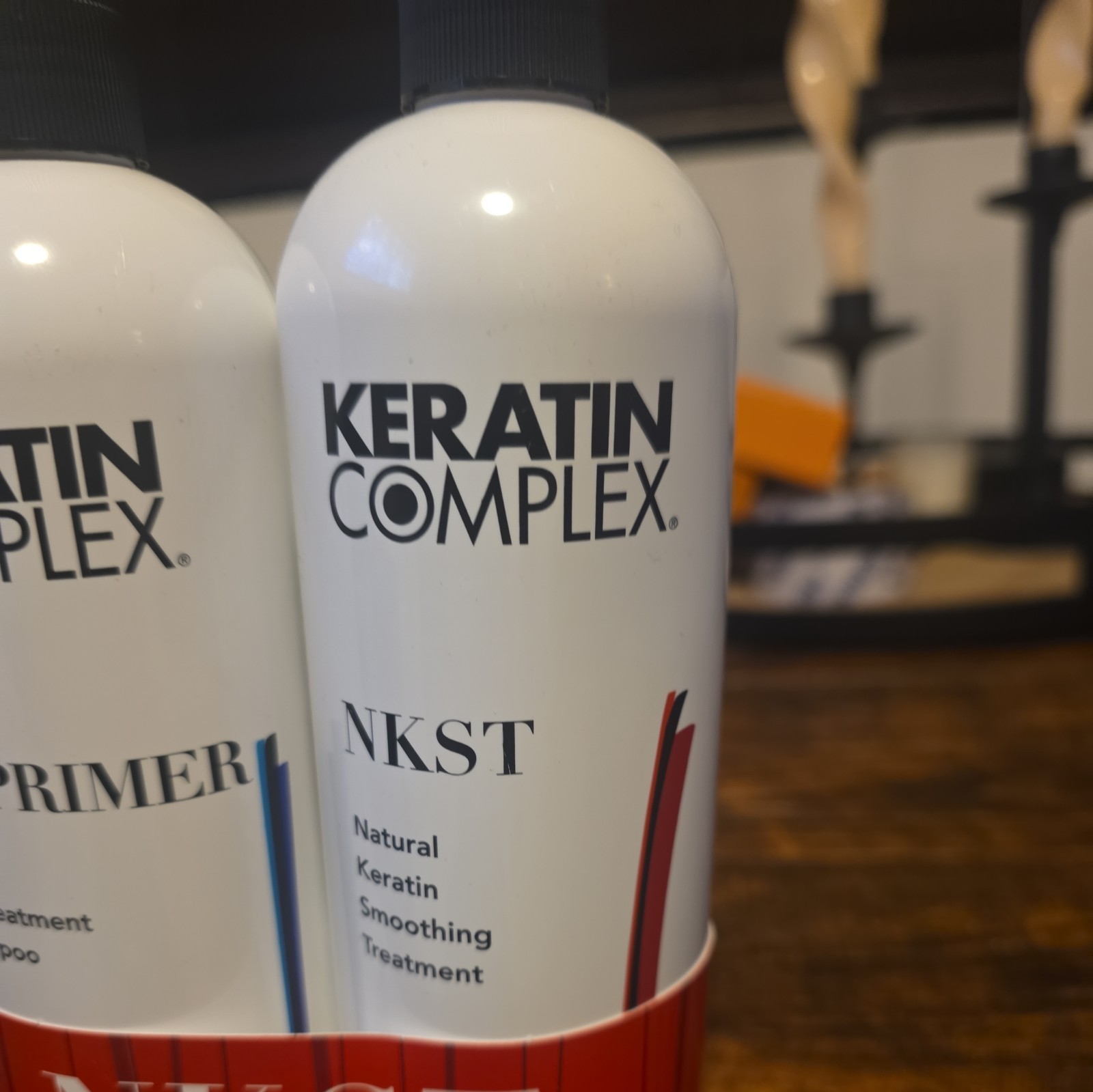 Keratin Complex KC Primer Shampoo + NKST Keratin Smoothing Treatment Set 16 oz