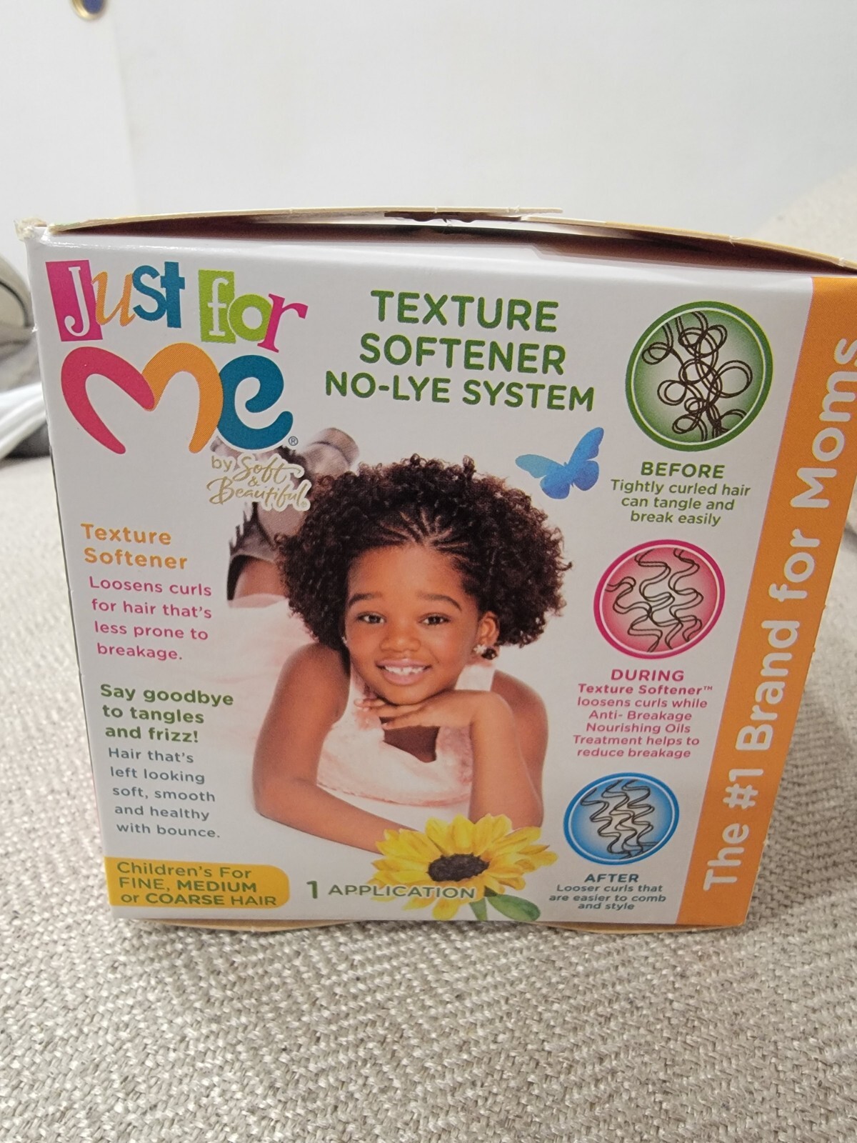Soft & Beautiful Just For Me Texture Softener No-Lye System ~ 1 Application Kit