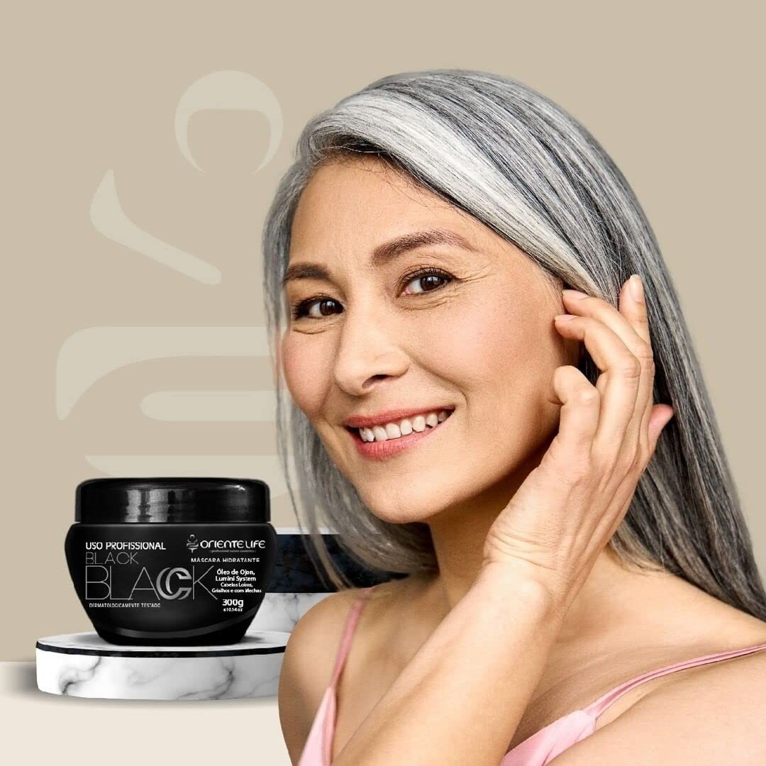 Oriente Life Black Platinum Hydrating Hair Mask, 300 g (10.14 oz)