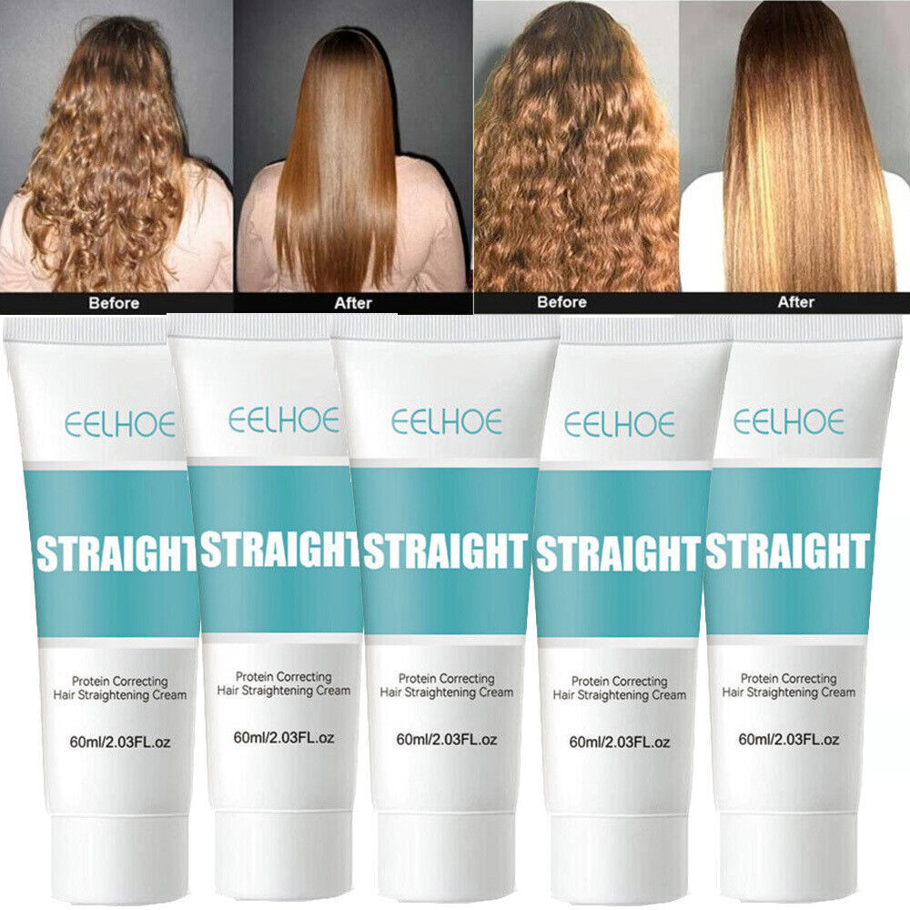 5X Protein Hair Straightening Cream, Silk & Gloss Hair Straightening Cream 60ml