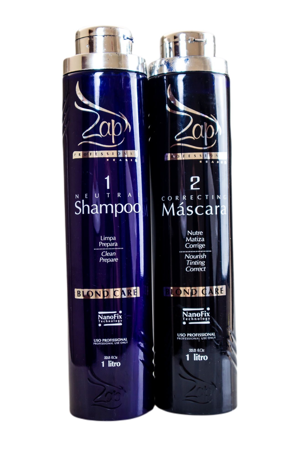 Professional Correcting Blond Hair Care Treatment Detox Matiz 2x1L Zap Cosmetics