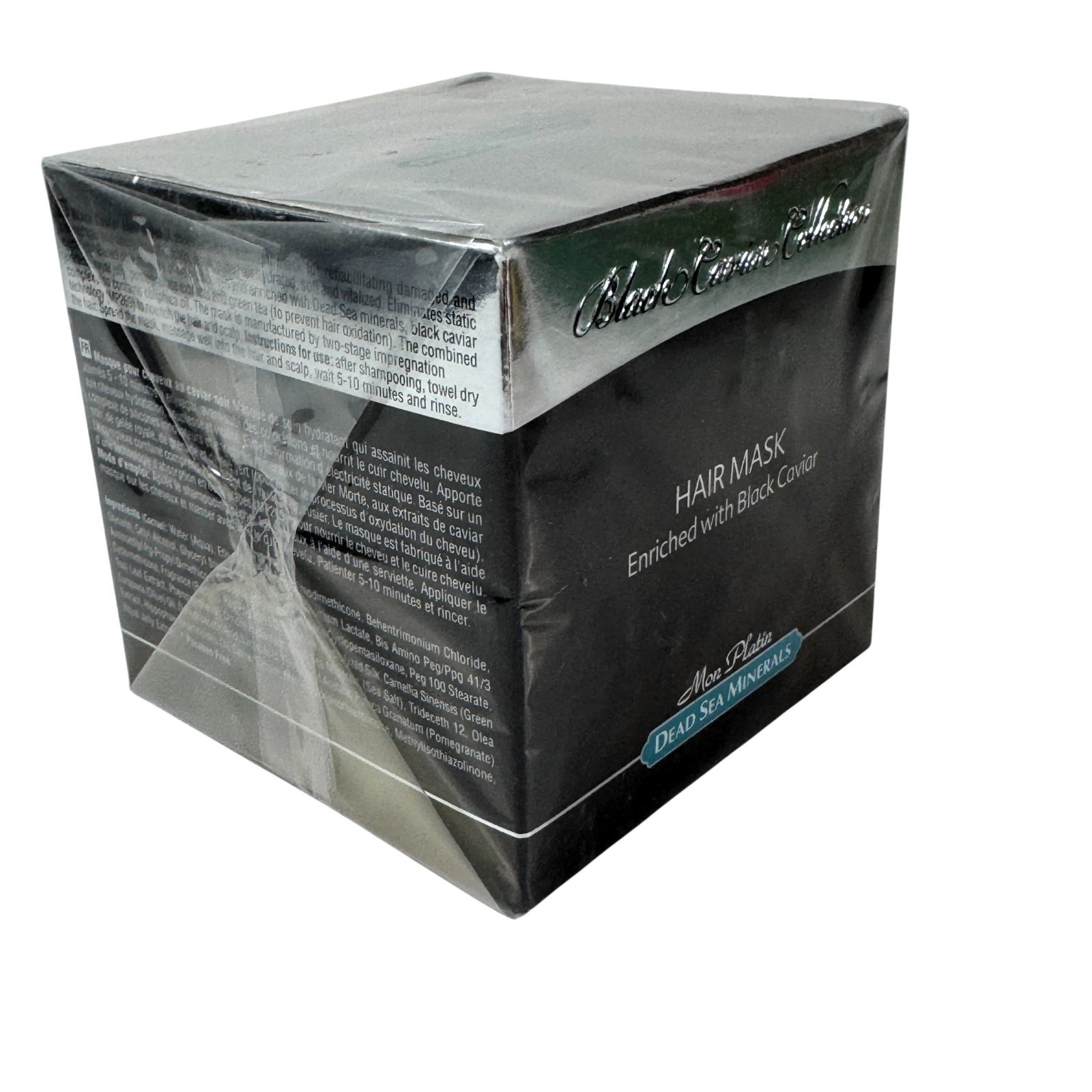 Mon Platin Black Caviar Collection Hair Mask 250 ml 8.5 fl oz Dead Sea Minerals