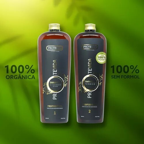 Protevida Professional Brazilian Keratin Treatment/Shampoo+Sealant 2x1L/34 Oz