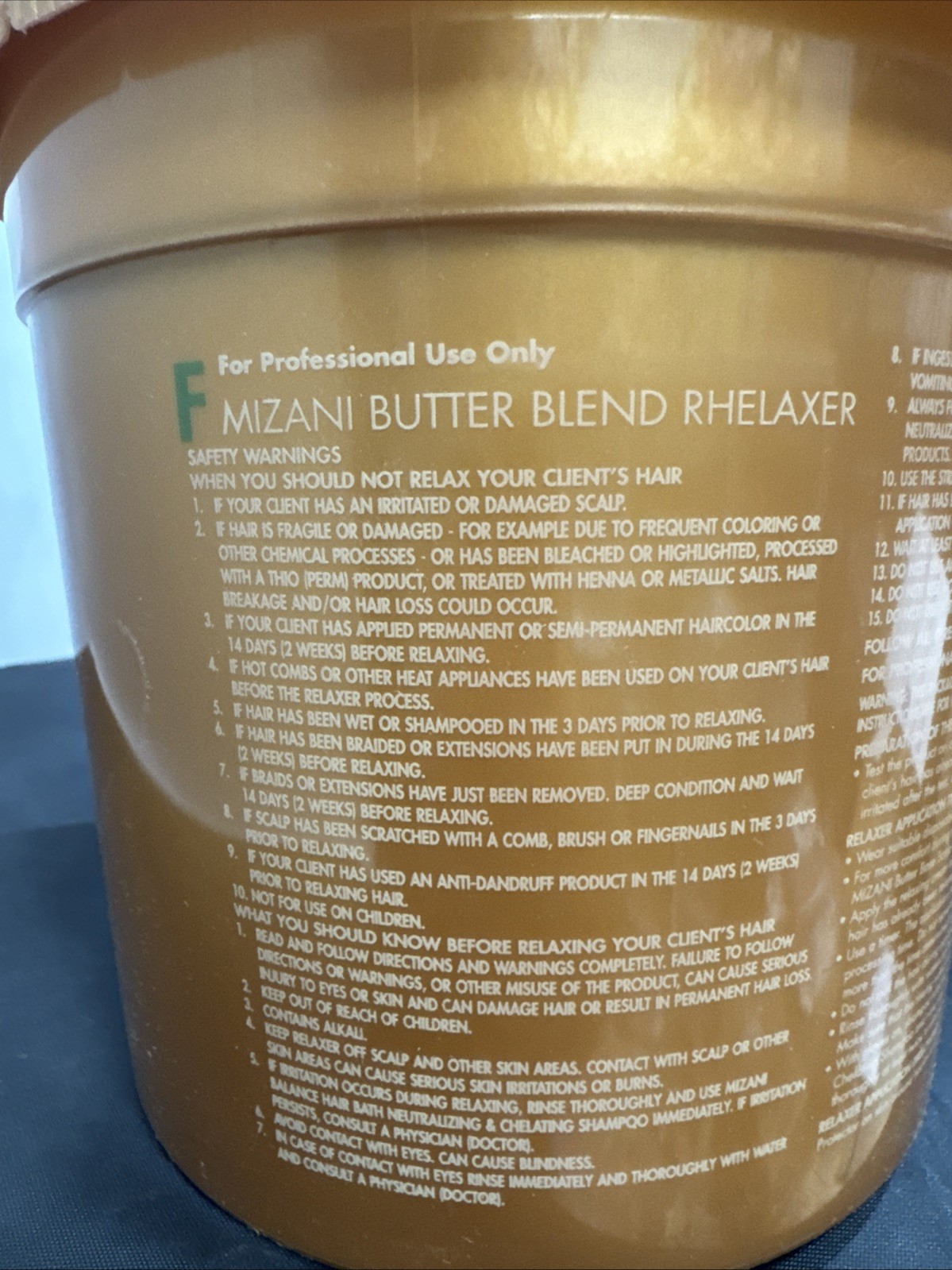Mizani Butter Blend Relaxer Fine/Color-Treated 4 lb