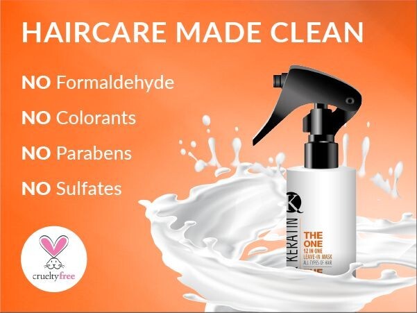 The One” Keratin Hair Treatment Leave-in-Mask /Conditioner Hair Treatment Care