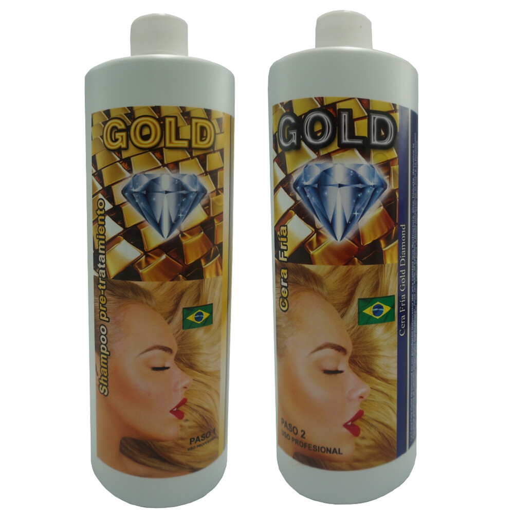 Cirugia Capilar Cera Fria Ultra Fuerte brasileña profesional 1 litro + Shampoo