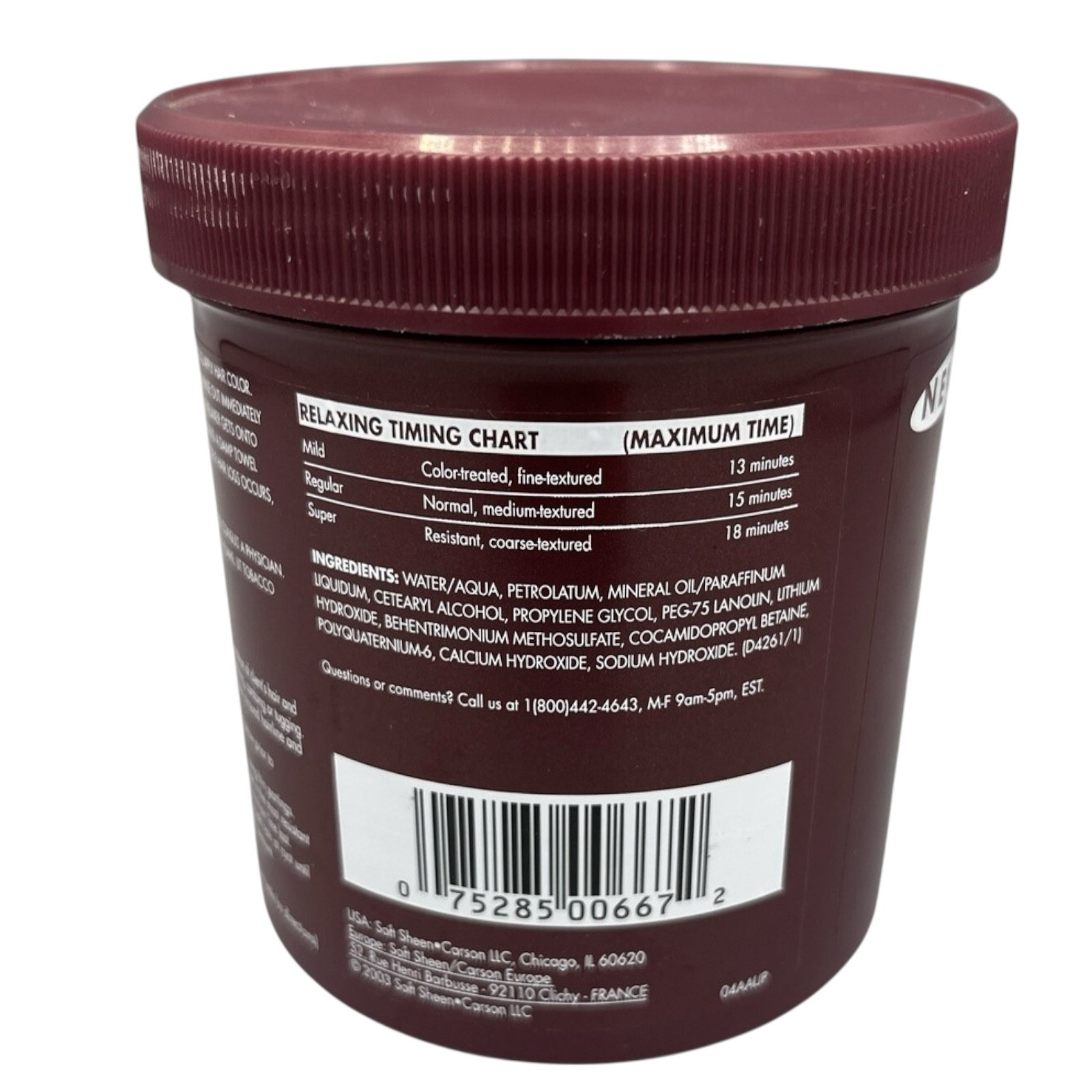 SoftSheen Carson Optimum Smooth Step 2 Multi Mineral Crème Relaxer SUPER 14.1 oz
