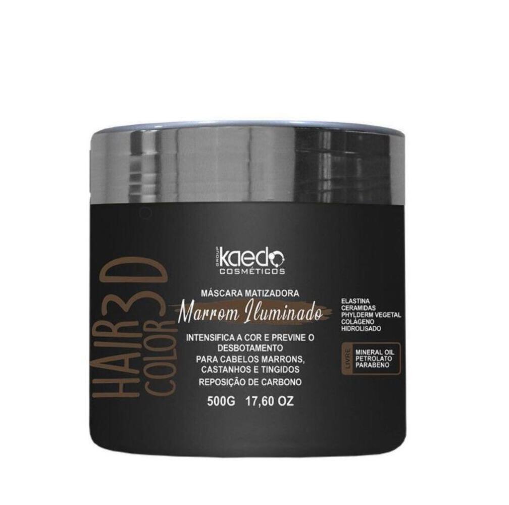 Hair Color 3D Brightening Brown Tinting Cabon Replacement Mask 500g – Kaedo