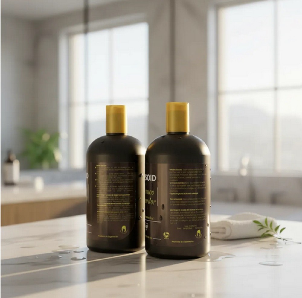 Cirugia Capilar Brillo De Oro, Cabello Liso y Con Brillo 16.9 Oz (2 pasos) 500ml