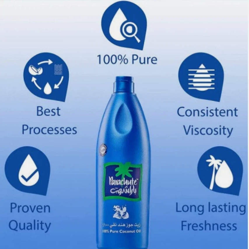 Parachute 100% Pure Coconut Oil- 175 ml(6oz) -US Seller