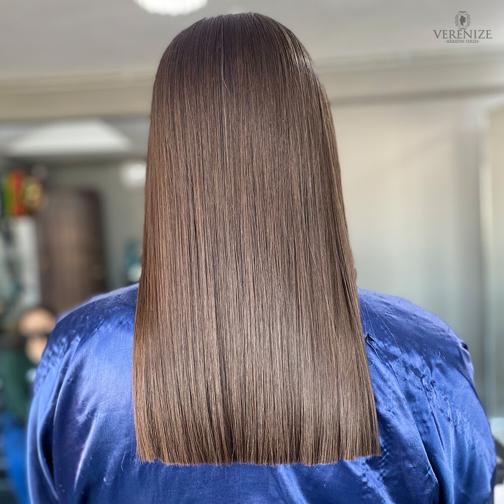 Keratin Treatment, Hair Straightener, Brazilian Blowout 2 x 120ml by VERENIZE.