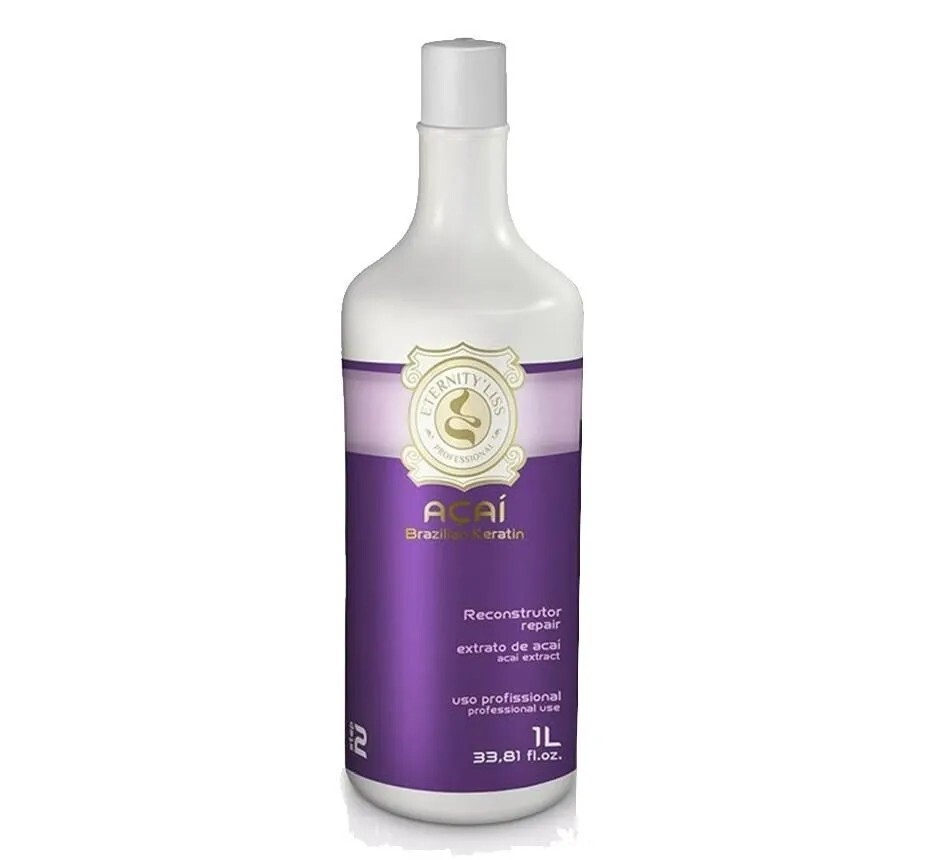 ETERNITY LISS-BRAZILIAN KERATIN HAIR TREATMENT KIT AÇAI PROFESSIONAL 2X1L/34 Oz