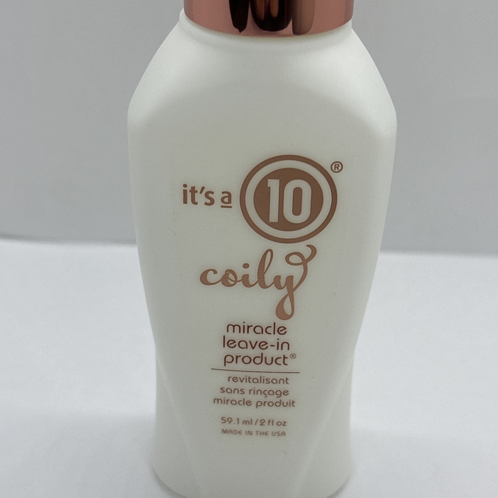 NEW It’s A 10..COILY Miracle Leave-In Hair Product Travel Size 59ml/2oz AUTHNTIC