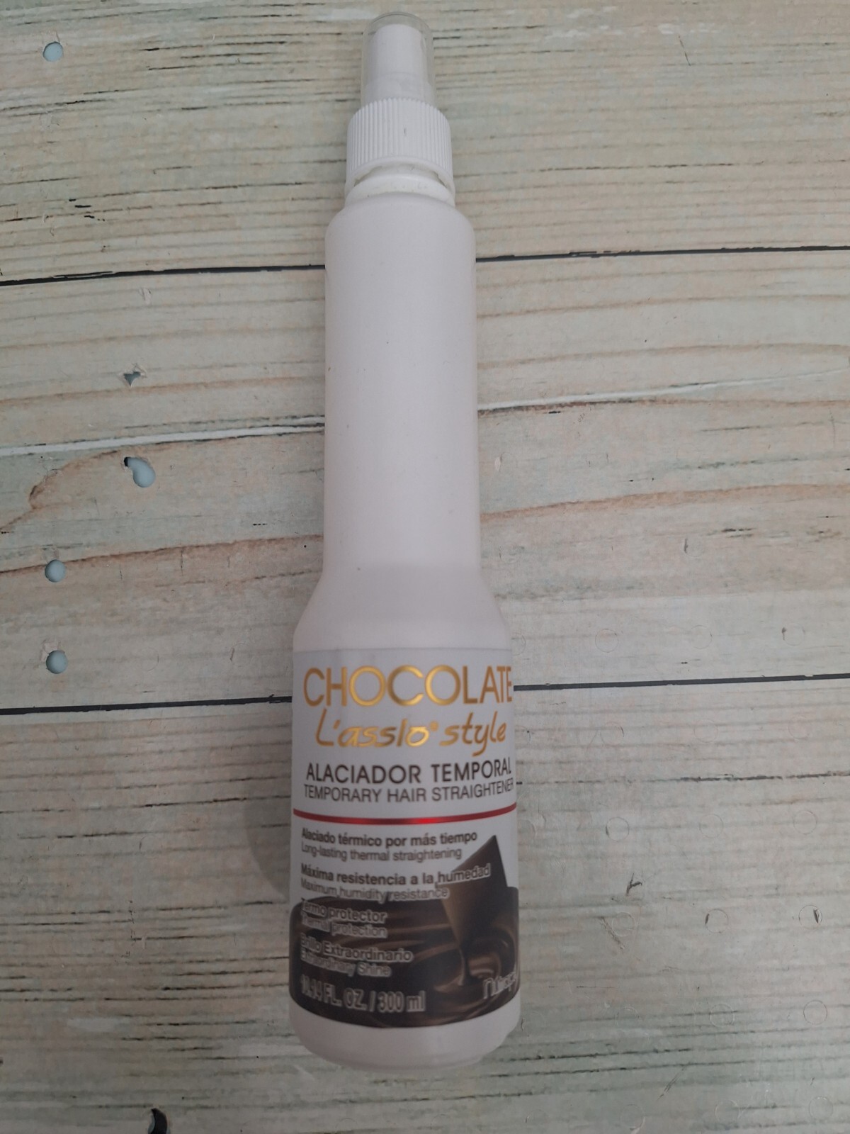 TEMPORARY HAIR STRAIGHTENER L’ASSIO STYLE CARE SHAMPOO 10.1OZ CHOCOLATE