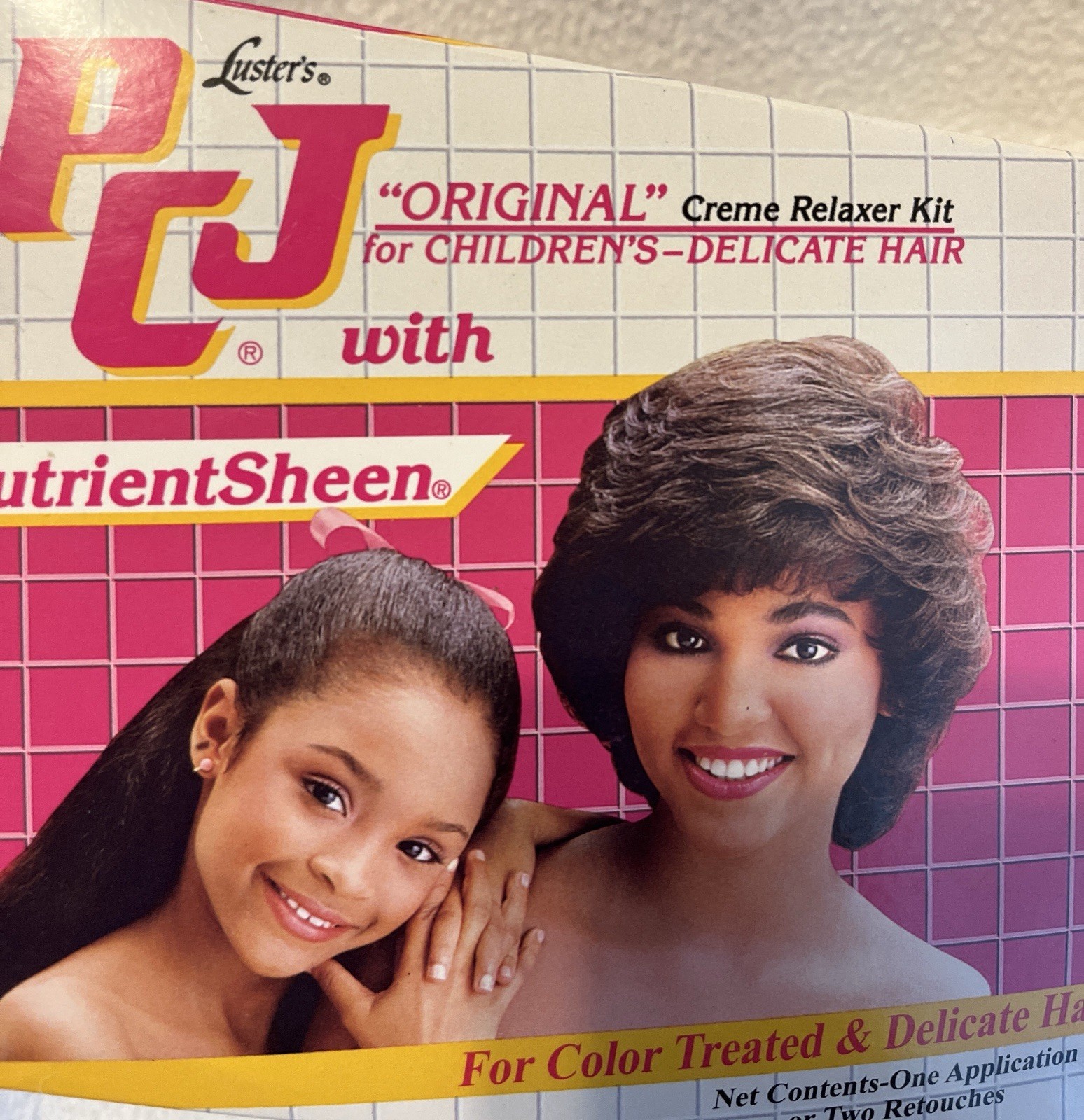 PCJ Original Creme Relaxer Kit for Children’s Delicate Hair Box Sealed KZ