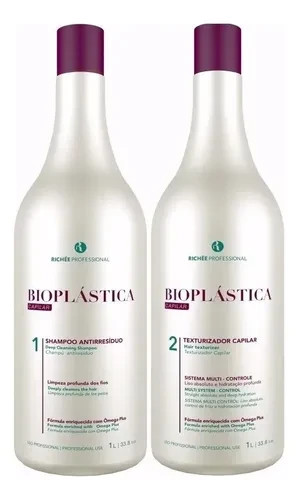 Richee Professional Bioplastica Brazilian Keratin Treatment – Kit 2x1L / 34 Oz