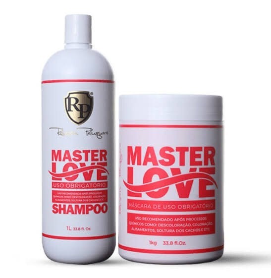 Robson Peluquero Master Love Shampoo and Mask Kit 2x1L/34Oz Shine and Hydration