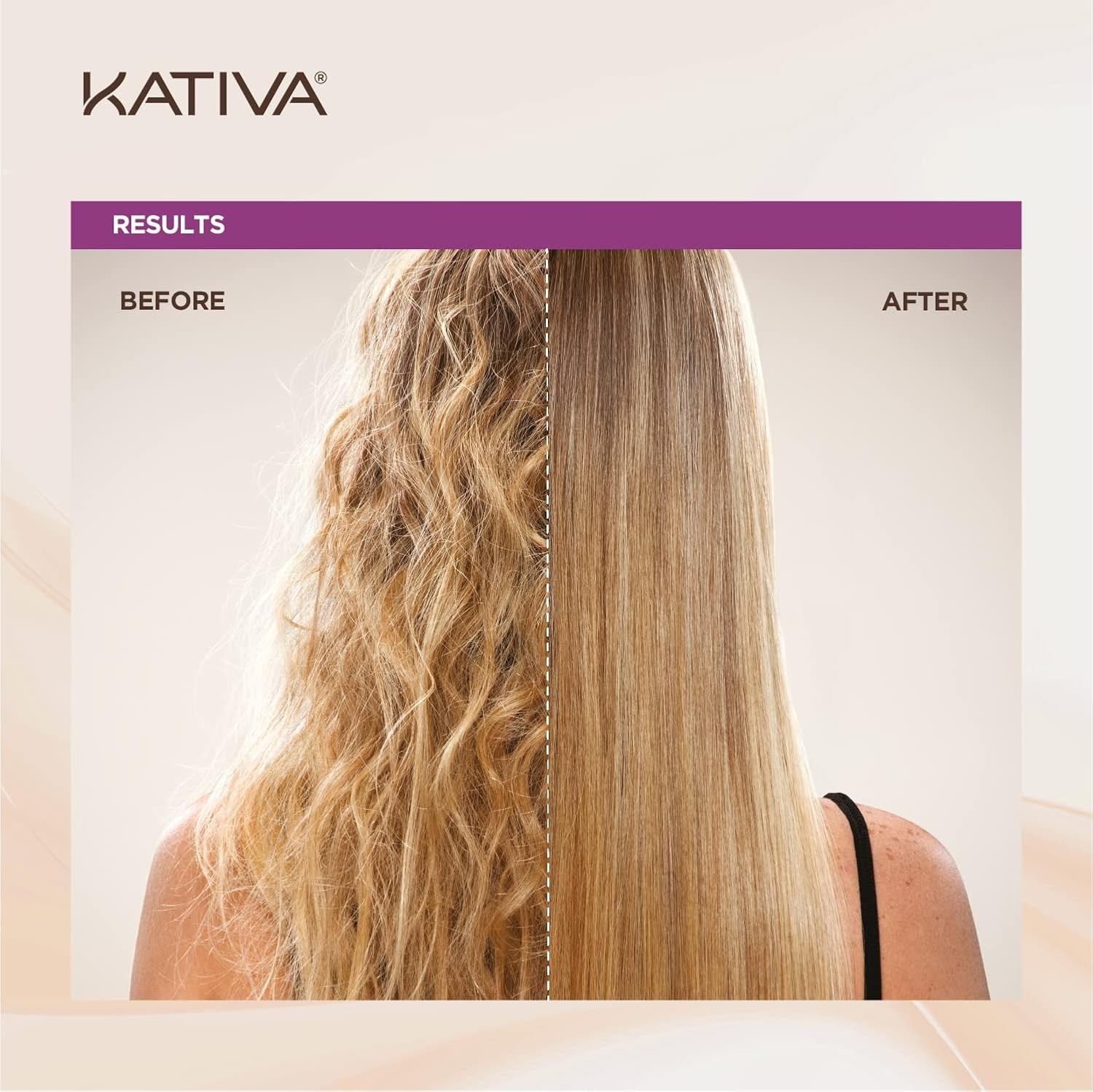 Kativa Brazilian Straightening Blonde Kit, 12 Weeks of Home Use Professional…
