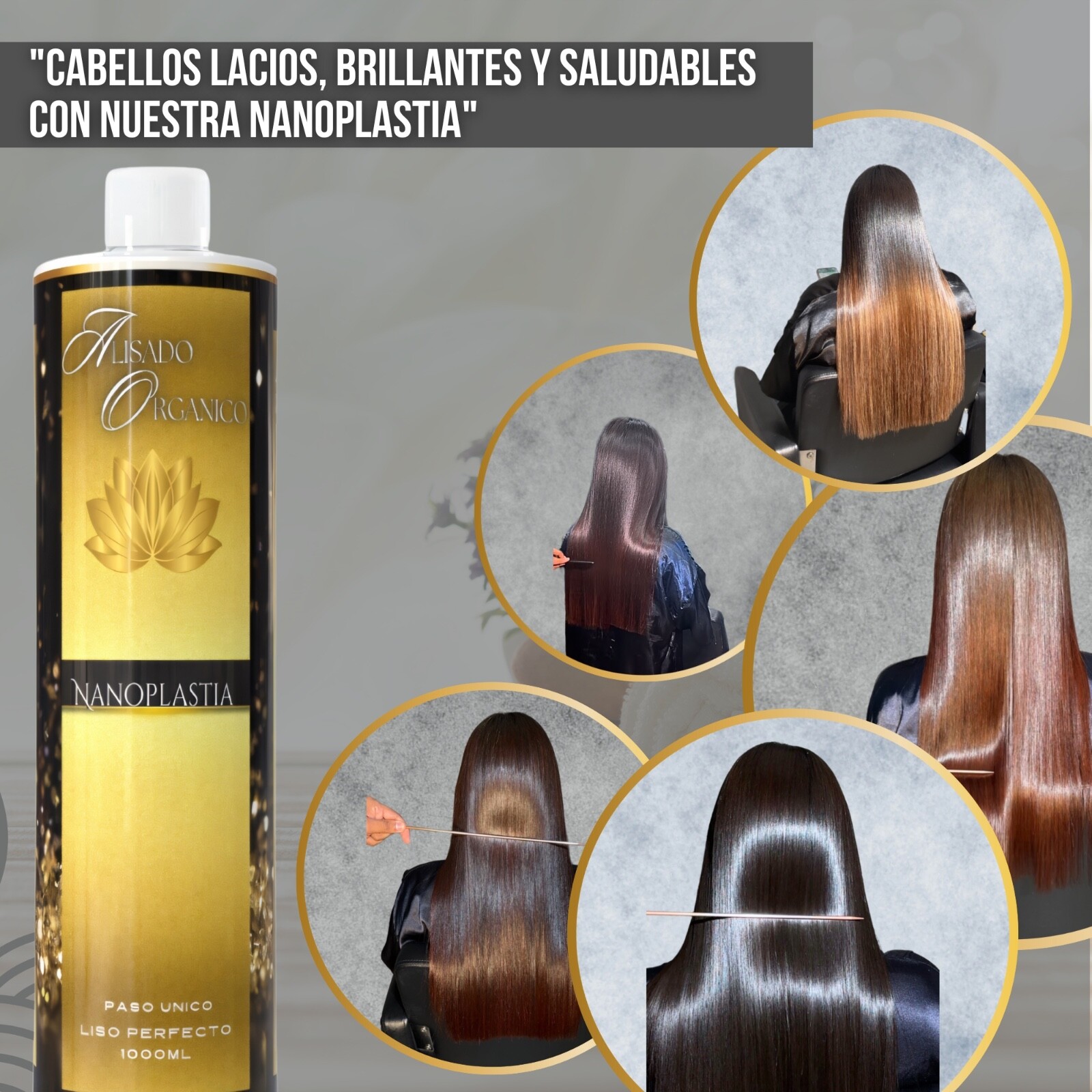 Nanoplastia orgánica Pedro Brinez HairArtist. Alisados orgánico Sin Formol -liso