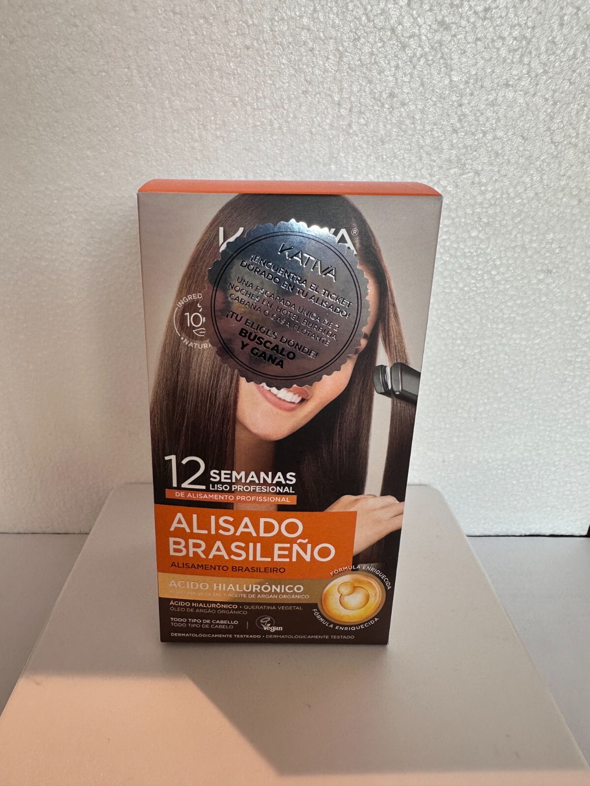 Kativa Brazilian Straightening Kit 12 Weeks of Home Use Professional Keratin