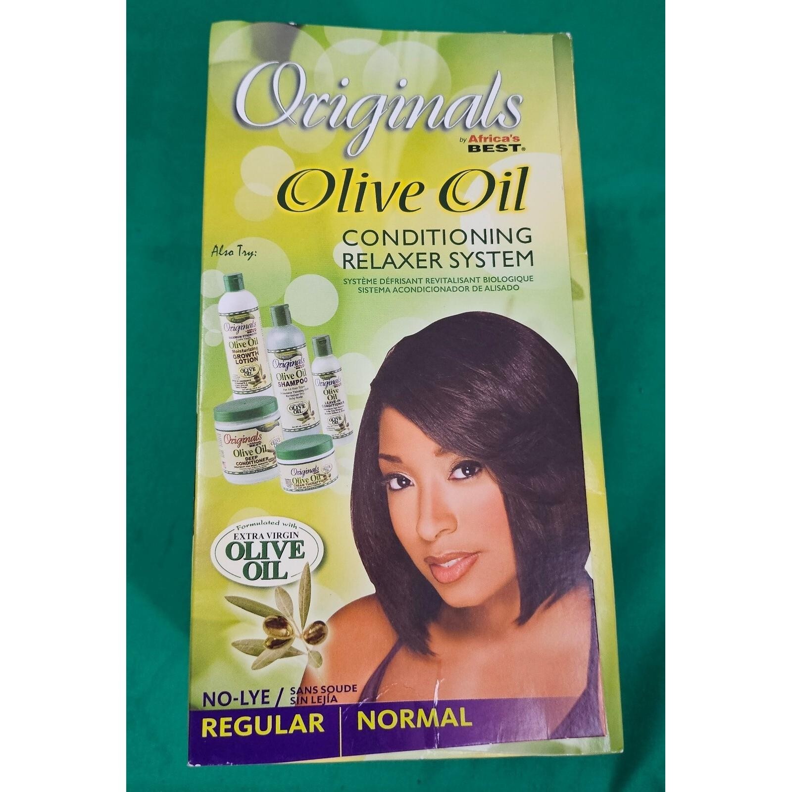 Africas Best Originals Organics Olive Oil Conditioning Cream Relaxer System