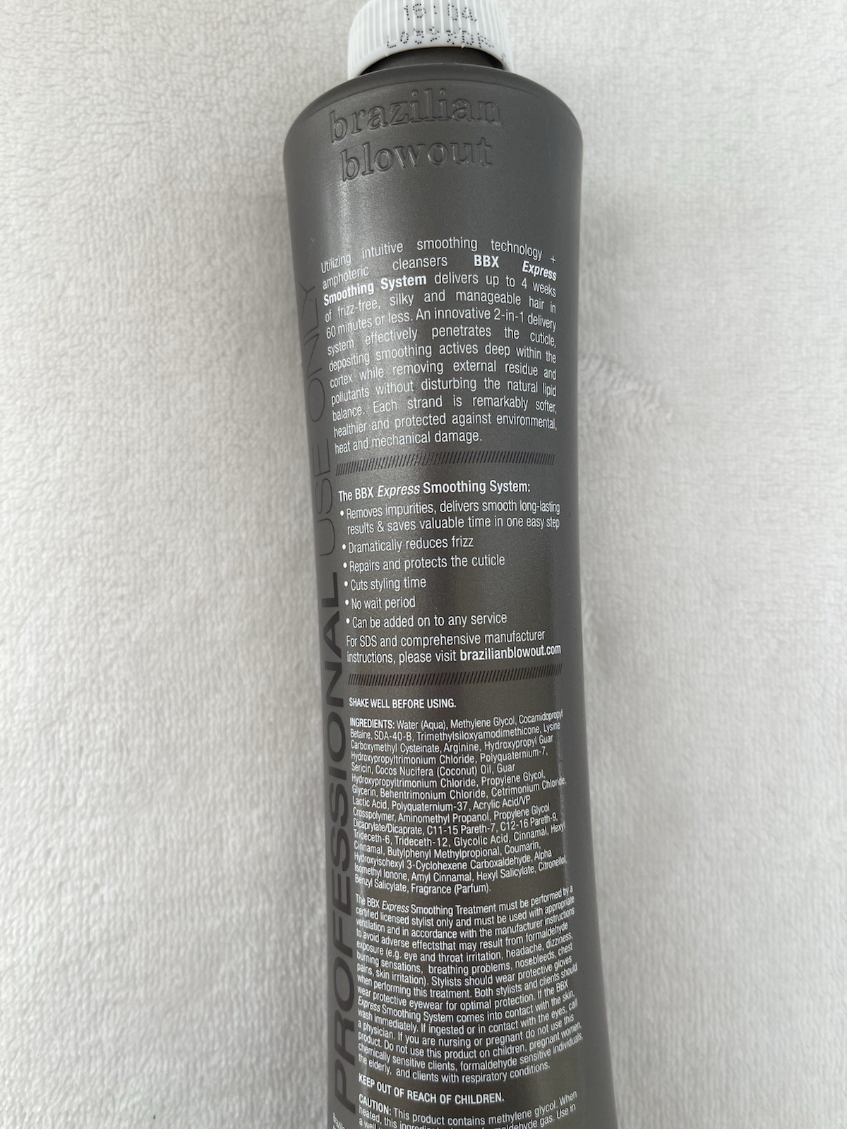 Brazilian Blowout Express Professional Smoothing Treatment 9.5 oz Open Bottle