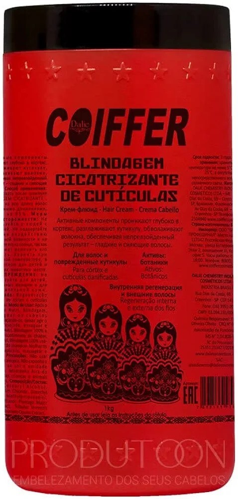 Nutri Shielding Russia Coiffer Professional Kit 3x1L/34 Oz Progressive 3 Steps
