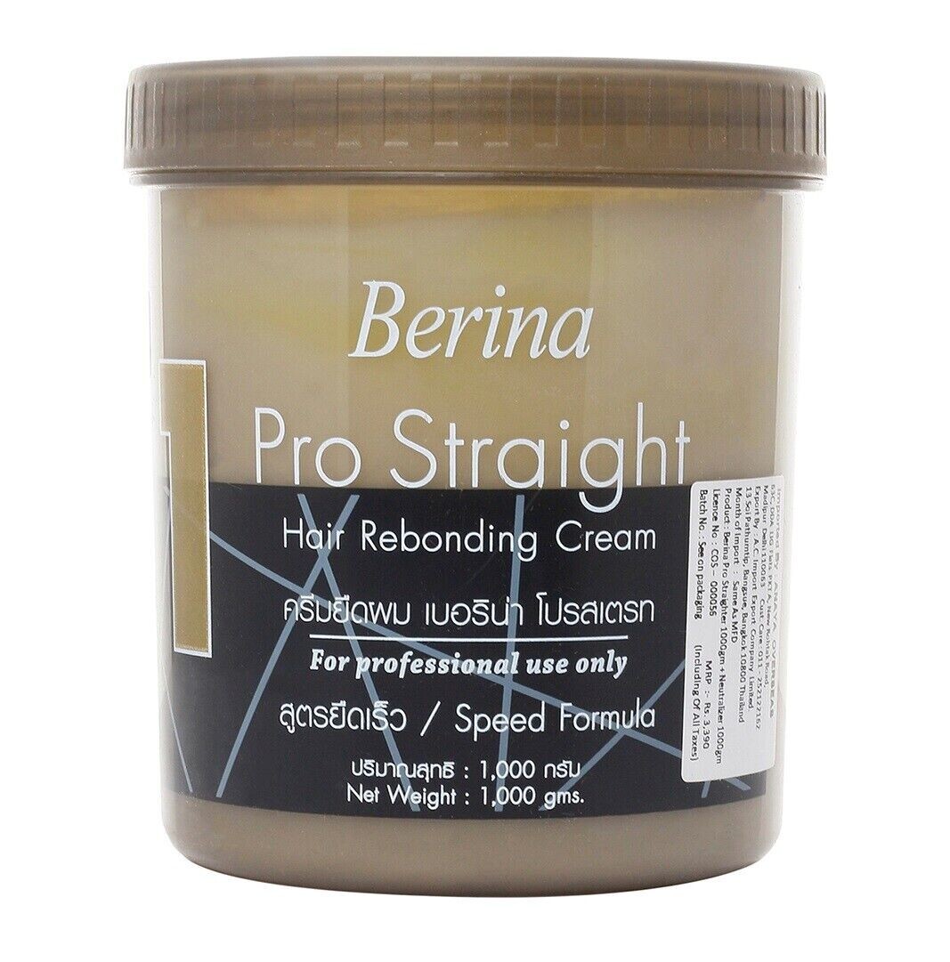 Berina Pro Striaght Hair Rebonding and Relock Neutralizer Cream 1000 ml 1 Set