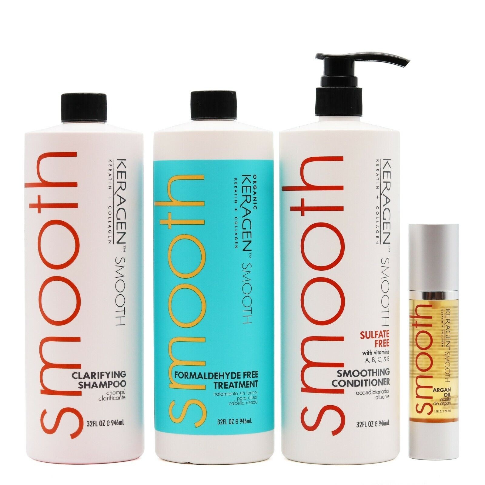 Keragen Smooth Complet Keratin Treatment Formaldehyde Free Clarifying Shampoo(Co