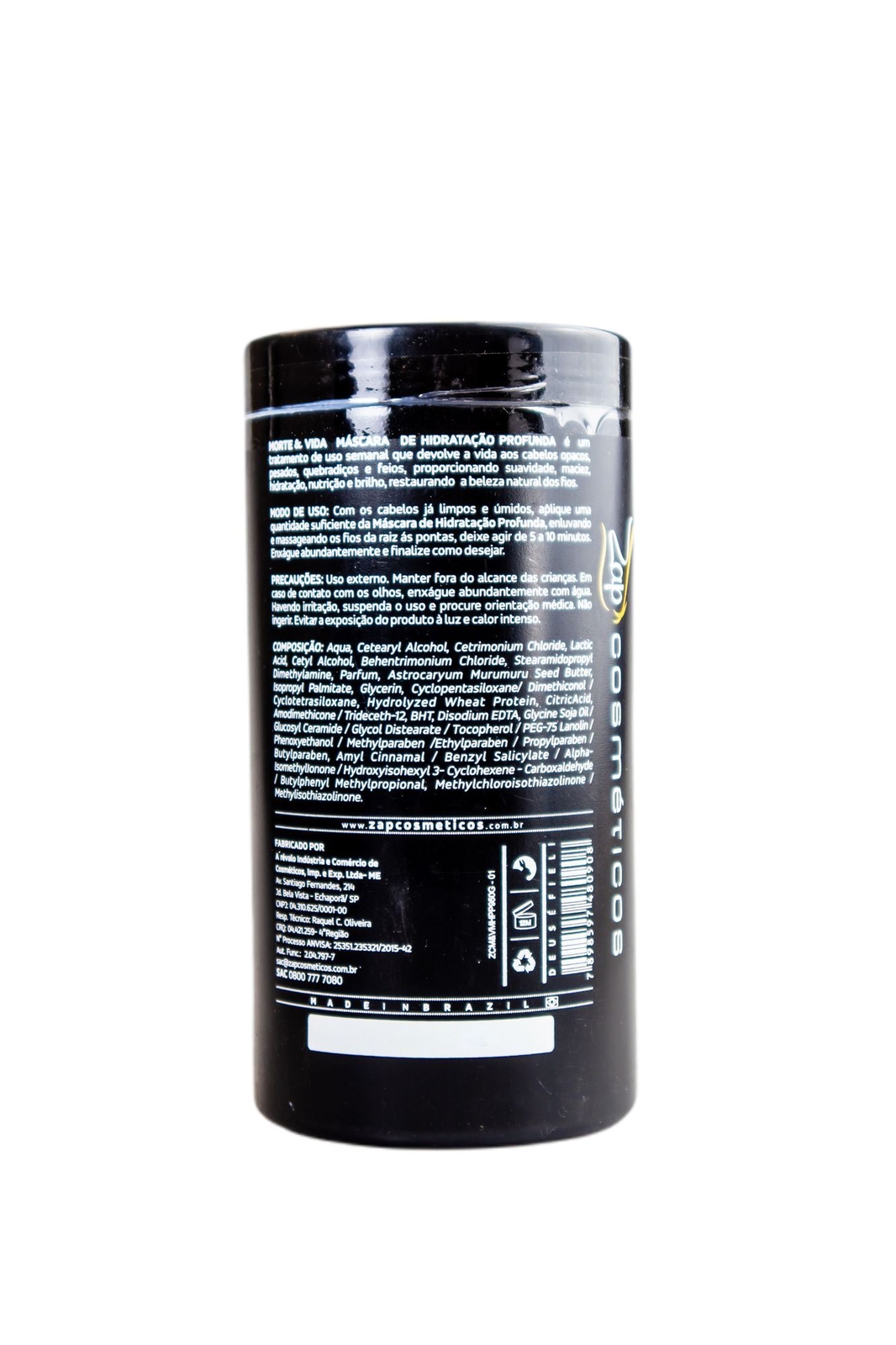 Morte & Vida Deep Hydrate Shine Force Hair Day Use Mask 950g – Zap Cosmetics