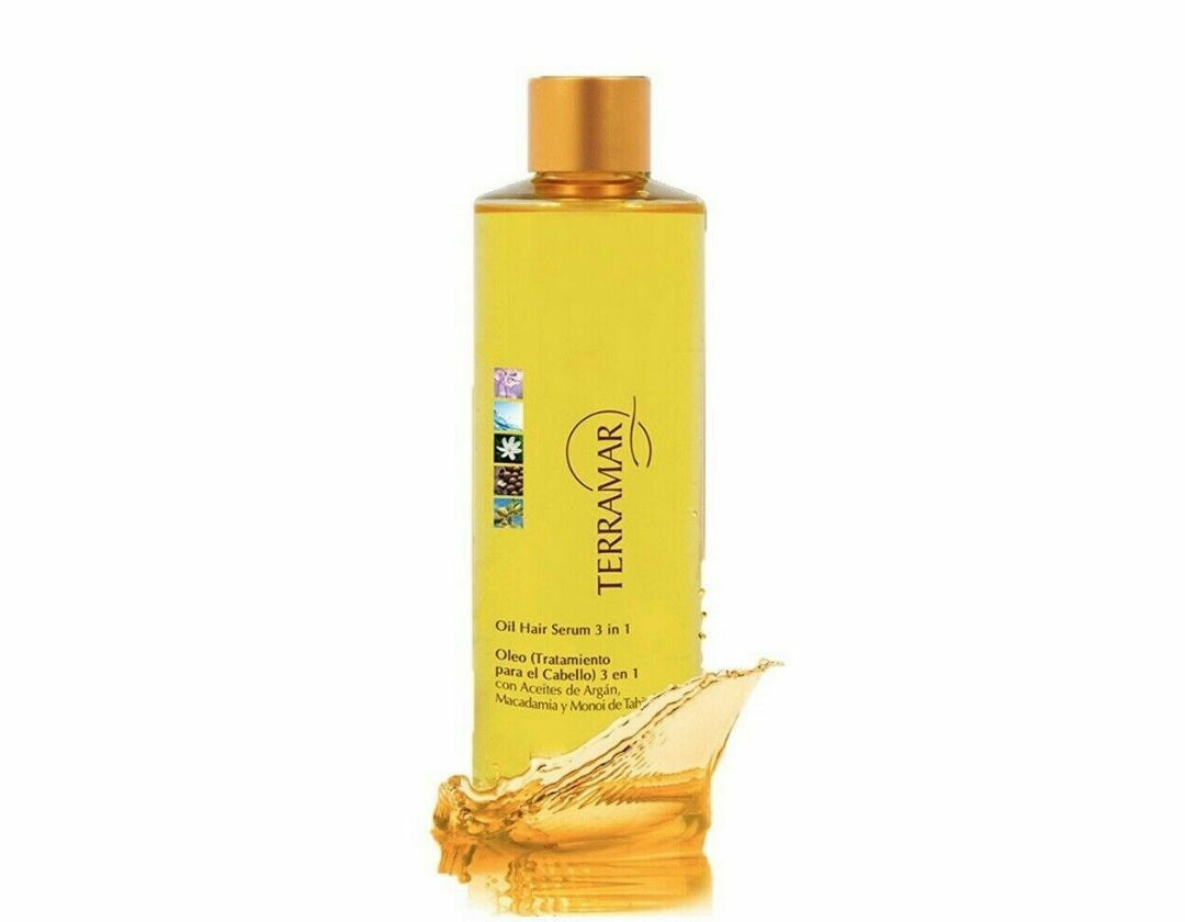 oleo de Argan Cabello Dañado Terramar Aceite Tratamiento Hair Repair Serum 245ML