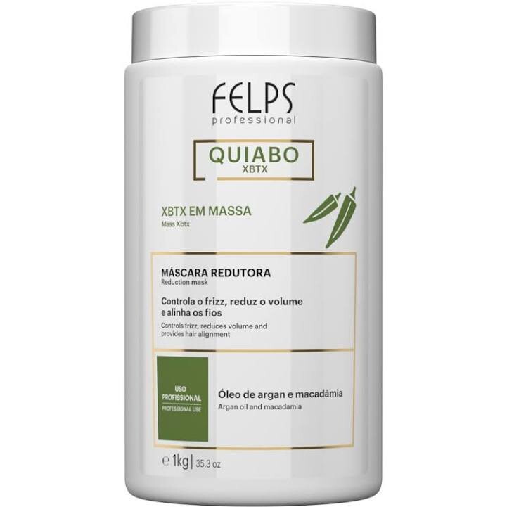 Felps Okra Xbtx Reducing Mask/Controls Frizz, Reduces Volume and Aligns Hair