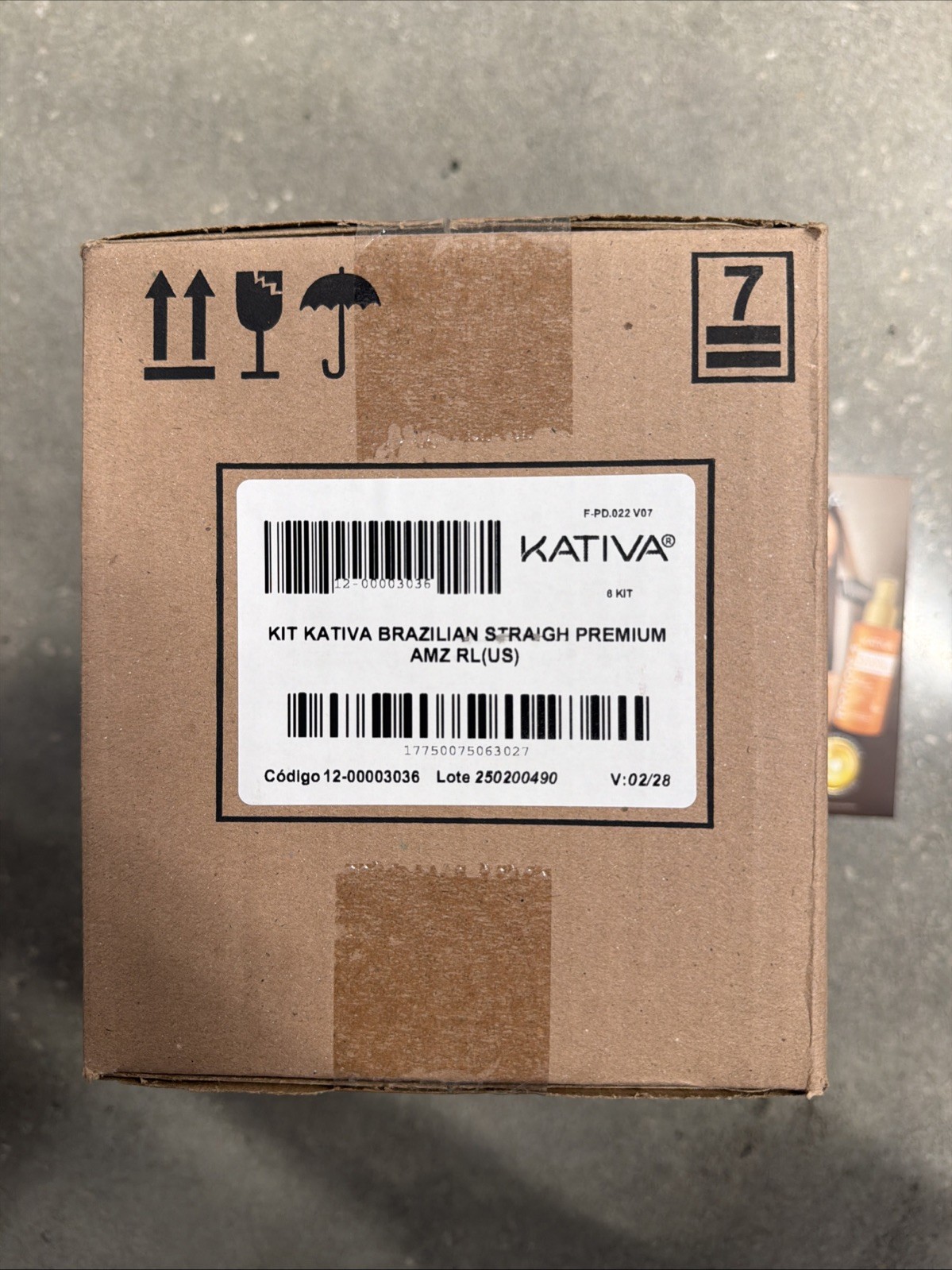 Kativa Brazilian Hair Straightening Kit Keratin 12 Weeks Factory Sealed NEW