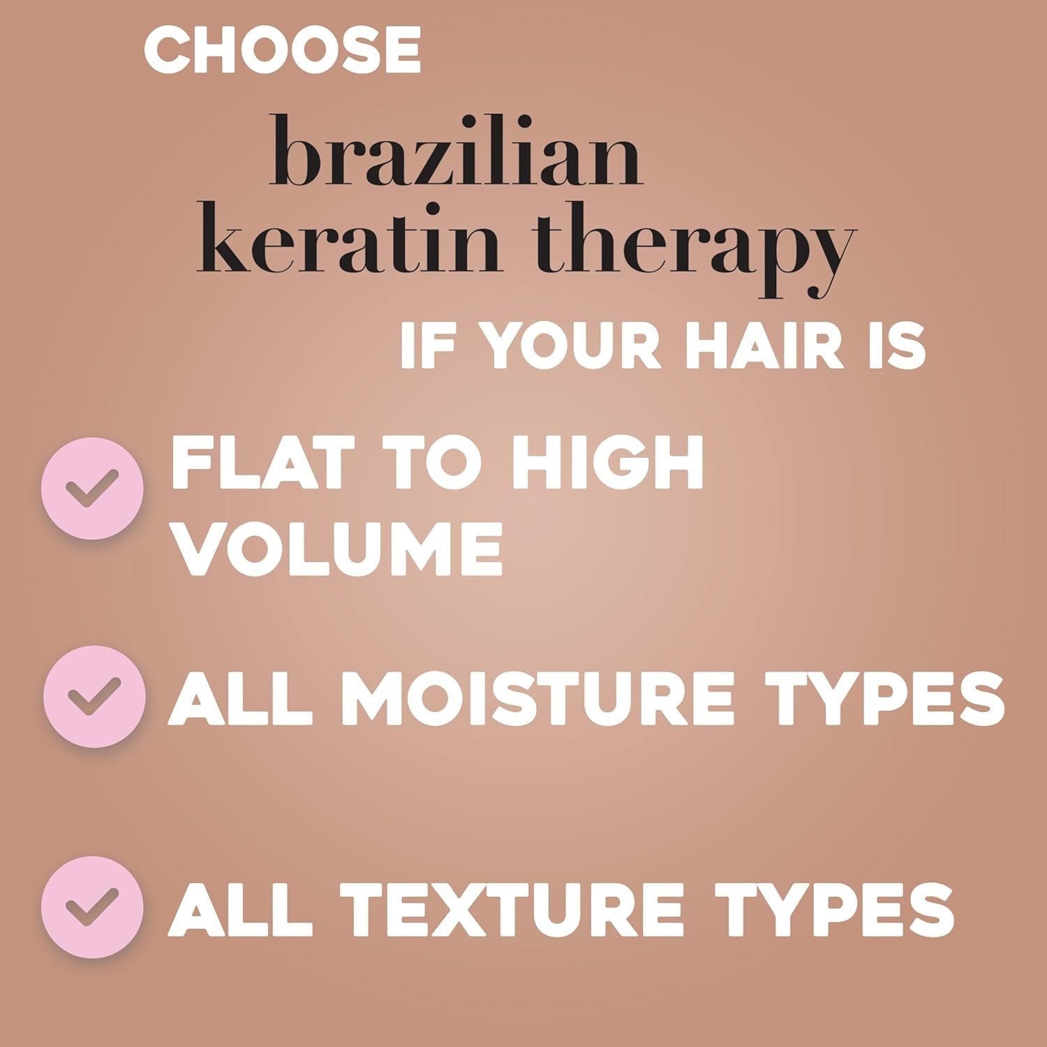 OGX Brazilian Keratin Conditioner Coconut Oil Hair Smoothing Sulfate Free Frizz