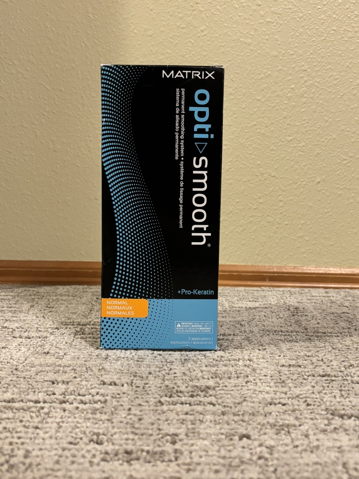 Matrix Opti Smooth Permanent Smoothing System Normal Hair 2 Applications