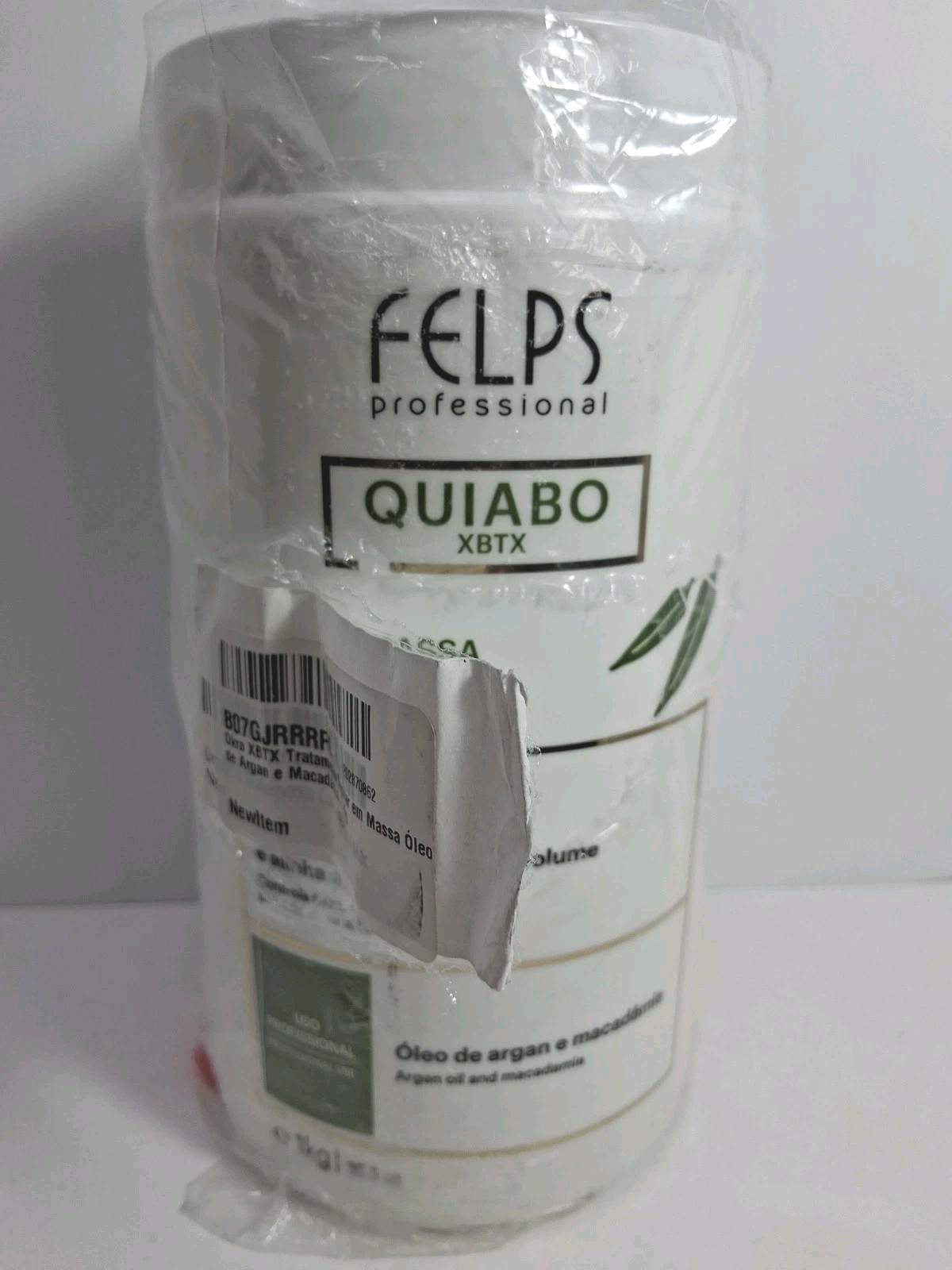 Felps Professional Xbtx Okra/Mask Volume Reducing with Argan Oil 1 kg/35.3 oz