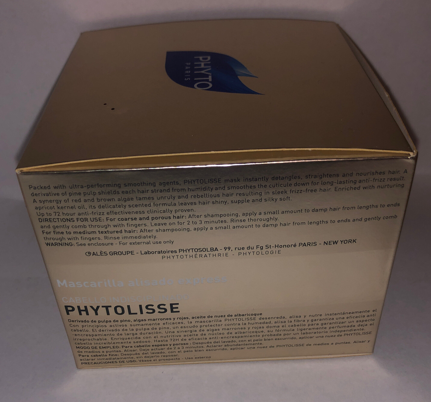 Phyto Phytolisse Express Smoothing Mask(Unruly Hair)Frizz Control 6.7oz NEW!!