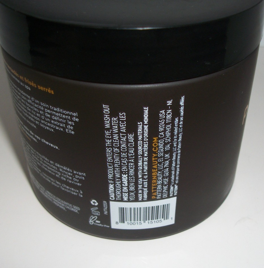 Pattern Hair Treatment Mask 15fl.oz. for Definition and Curl Elongation New