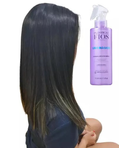 4x Cadiveu Plastica dos Fios Liso Magico Gradual Smooth Serum Treatment 215ml
