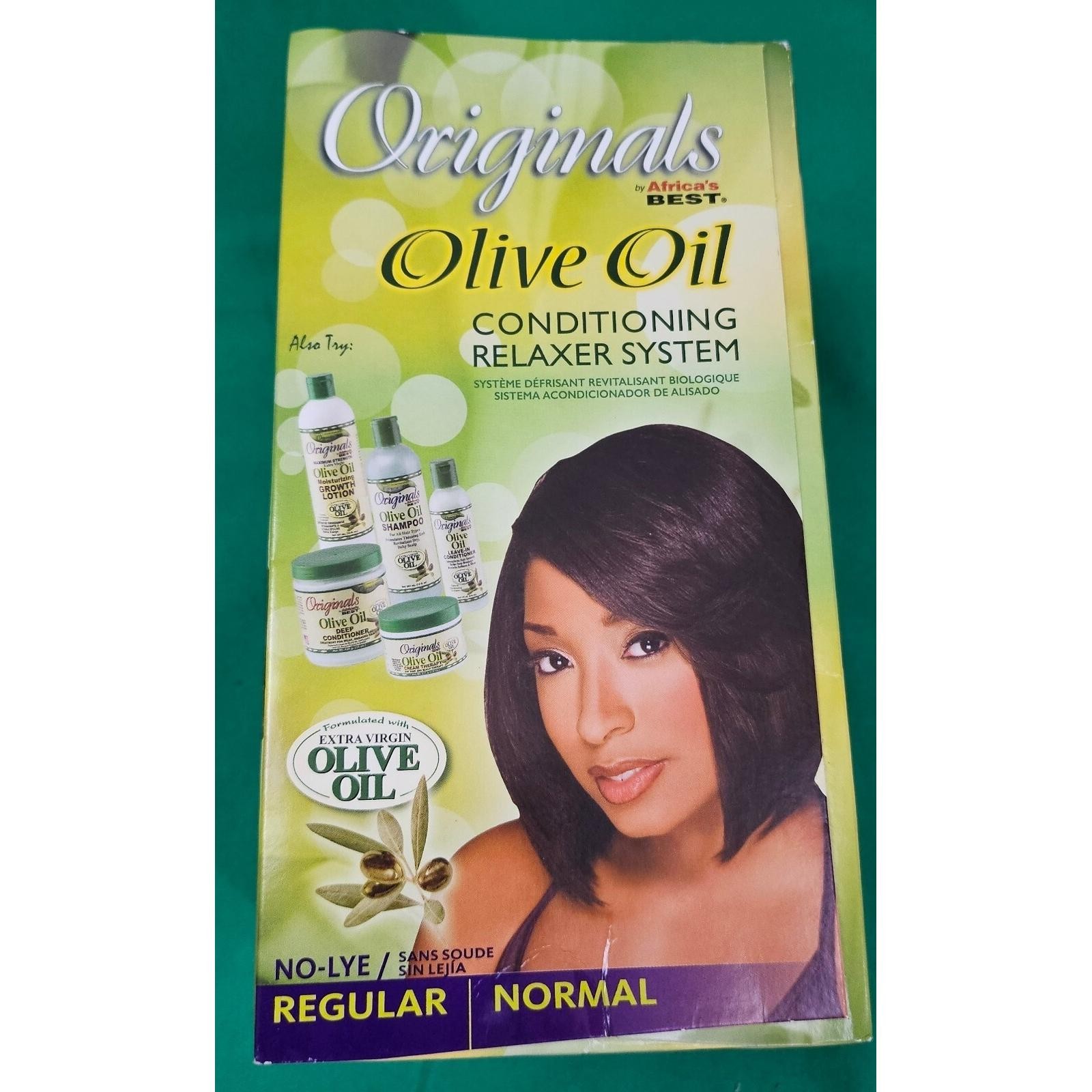 Africas Best Originals Organics Olive Oil Conditioning Cream Relaxer System