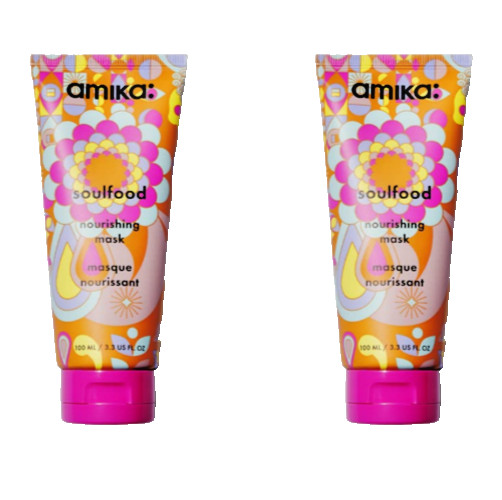 2 TUBS OF AMIKA SOULFOOD NOURISHING MASK 3.3 OZ