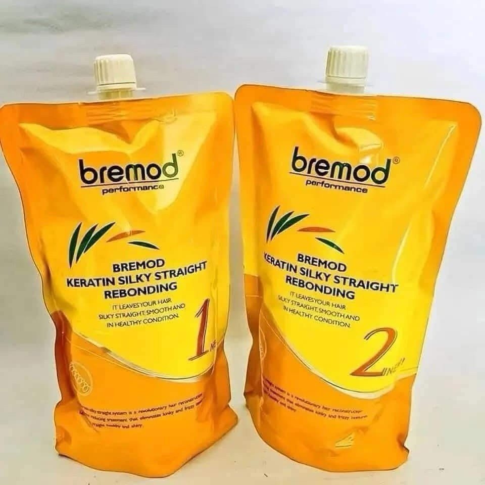 BREMOD Keratin Silky Straight Rebonding Set – For Professional Use Only