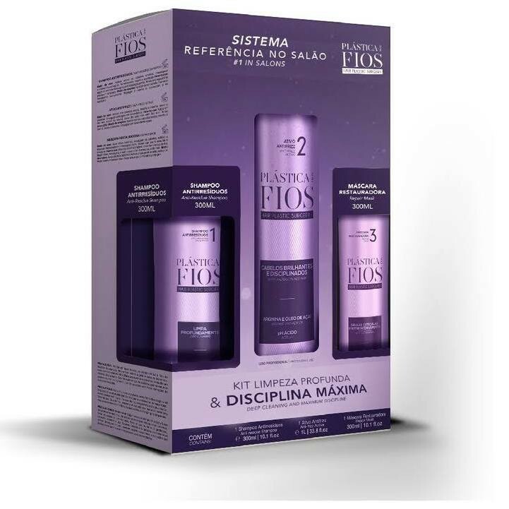 Cadiveu Plastica dos Fios Step 2 Thermal Sealing 1L Free Shampoo and Mask 300ml