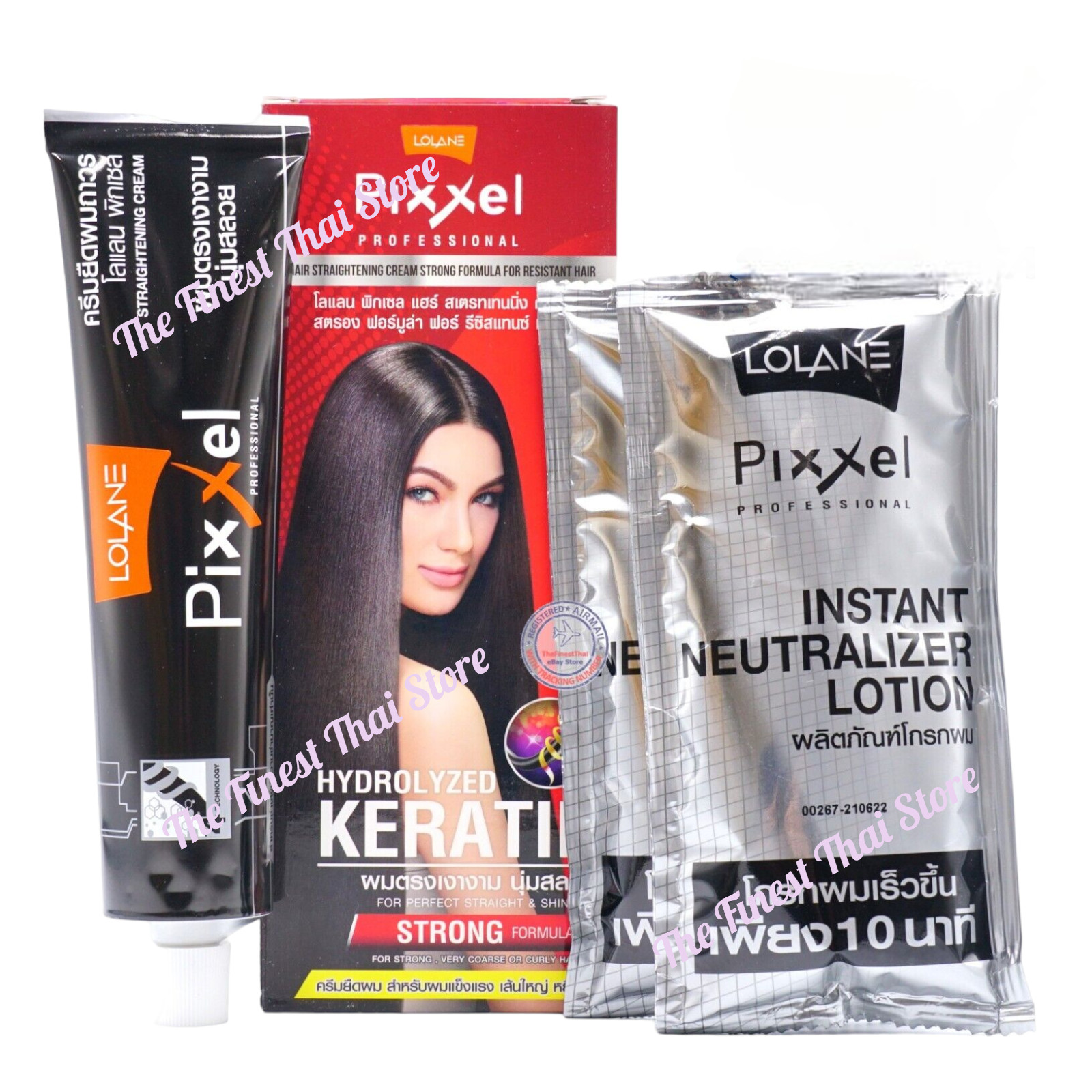 Lolane Pixxel Hair Straightening Cream Strong Formula Big Size 110g Pack