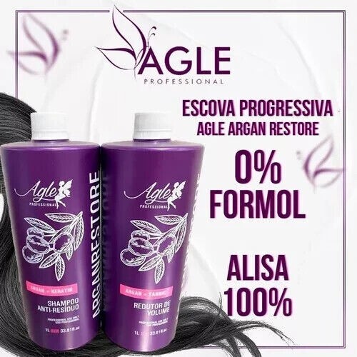 Progressive Brush Argan Restore Brazilian Hair Keratin – 2x1L