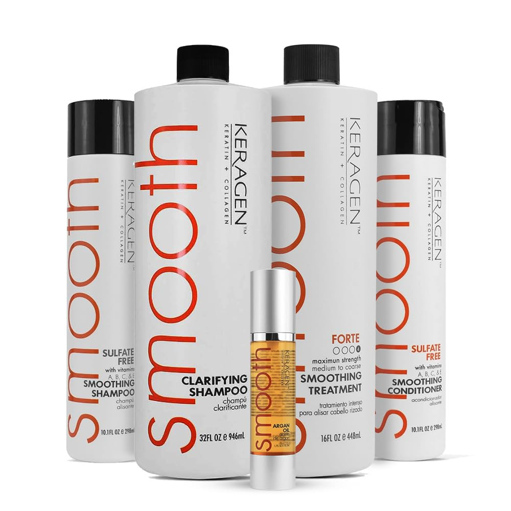 Brazilian Keratin Hair Treatment – Premium Straightener Cream, Sulfate-Free Anti