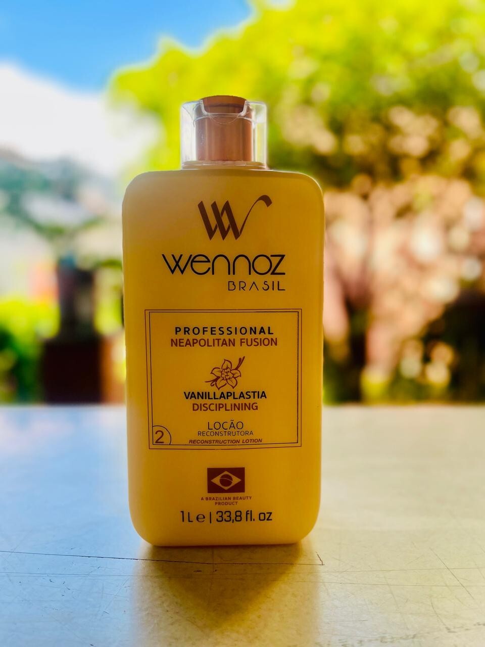 Wennoz Vanillaplastia Disciplining Napolitan Fusion 2x 33.8 Fl.Oz straightening